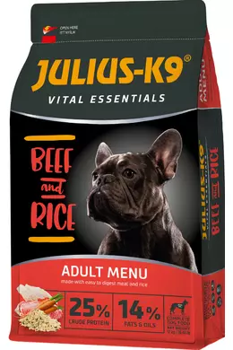 Julius-K9 - Adult Vital Essentials Marhahús és Rizs 12kg