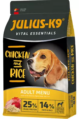 Julius-K9 - Adult Vital Essentials Csirkehús és Rizs 12kg