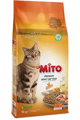 Mito Premium Adult Cat - Csirke és Tengerirák - 15kg