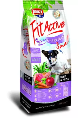 FitActive Dog - Száraztáp - Everyday Small Marha és Alma - 4kg