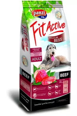 FitActive Dog - Száraztáp - Regular Beef - Marha - 4kg