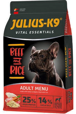 Julius-K9 - Adult Beef &amp; Rice - Marha és Rizs - 3kg