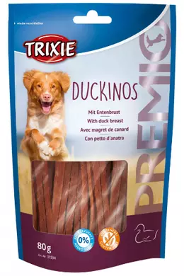 Trixie Premio Duckinos - Kacsamell Csíkok - 80g