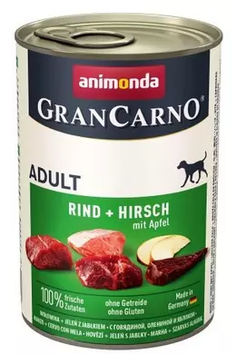 Animonda Grancarno Adult Marha - Szarvas és Alma 400g