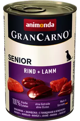 Animonda Grancarno Senior Marhahús és Bárányhús 400g