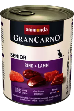 Animonda Grancarno Senior Borjú - Bárány 800g