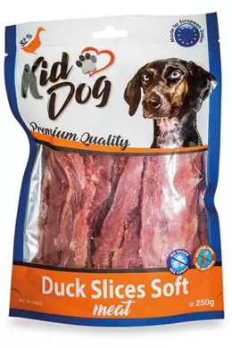 KidDog Duck Slices Soft Meat - Kacsahús Szeletek 250g