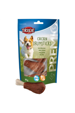 Trixie Premio Chicken Drumsticks - Jutalomfalat (CsirkeKálcium9 Kutyák Részére (5db/95g)