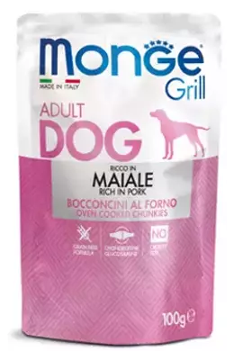 Monge Grill Adult Dog - Pork - Sertés 100g