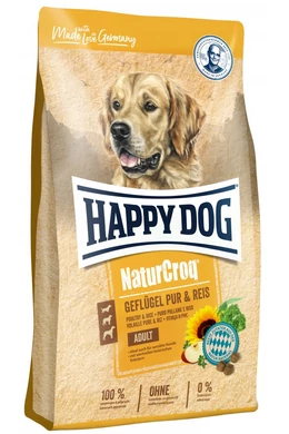 Happy Dog Natur - Croq Geflügel &amp; Reis - Baromfi &amp; Rizs - 1kg