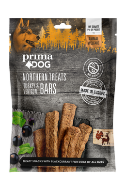 PrimaDog Snack Turkey&amp;Venison - Pulyka és Szarvas 80g