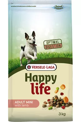 Happy Life Adult Mini With Lamb - Bárányhússal - 3kg