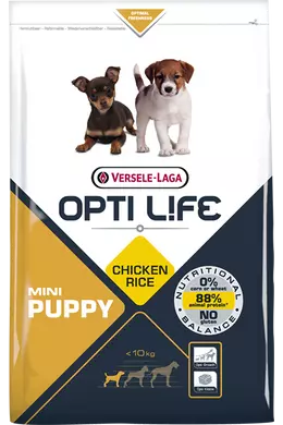 Opti Life Puppy Mini Chicken &amp; Rice - Csirkés - 7,5kg