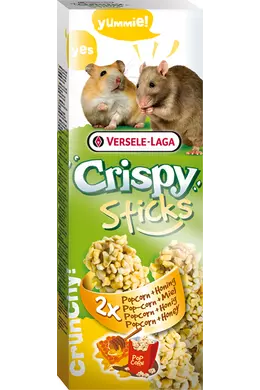 Crispy Sticks Hamsters-Rats Popcorn &amp; Honey - Duplarúd Hörcsög és Patkány Popcorn, Méz