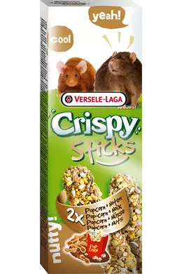 Crispy Sticks Rats-Mice Popcorn &amp; Nuts - Duplarúd Patkány és Egér Popcorn és Mogyoró