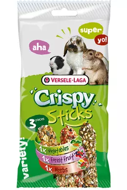 Crispy Sticks Herbivores Triple - Triplarúd Mix Rágcsáló Nak 165g