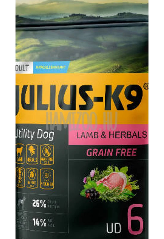 Julius-K9 - Adult Lamb & Herbals - Bárányhús és Gyógynövény - 340g