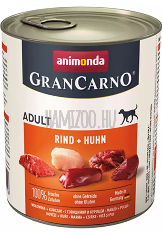 Animonda Grancarno Adult Marha - Csirke 800g