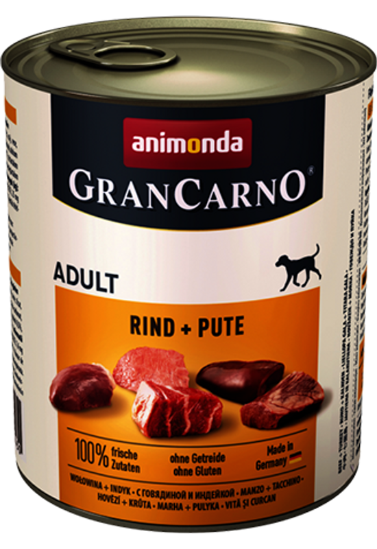 Animonda Grancarno Adult Marha - Pulyka 800g