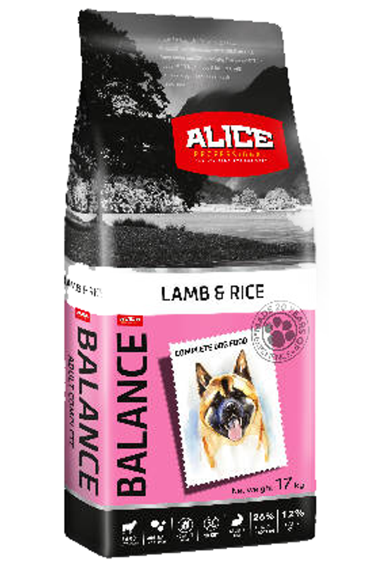 Alice Adult Balance Lamb &amp; Rice - Bárány és Rizs 17kg