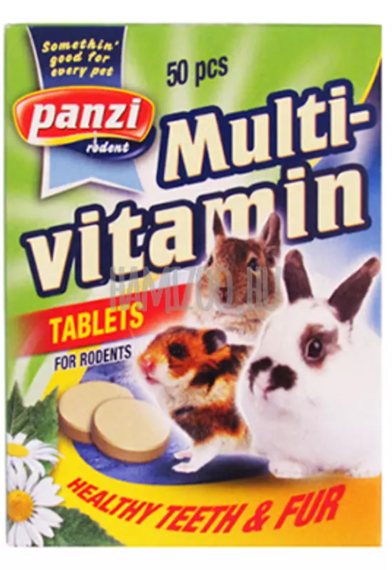 Panzi Rágcsáló Multivitamin Tabletta 50db