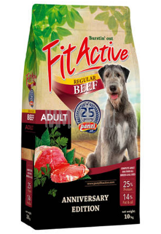 Fit Active Dog - Száraztáp - Premium Regular Beef - 10kg
