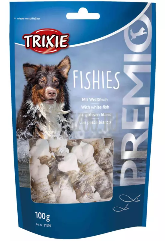 Trixie Kutyanasi Premio Fishies - 100g