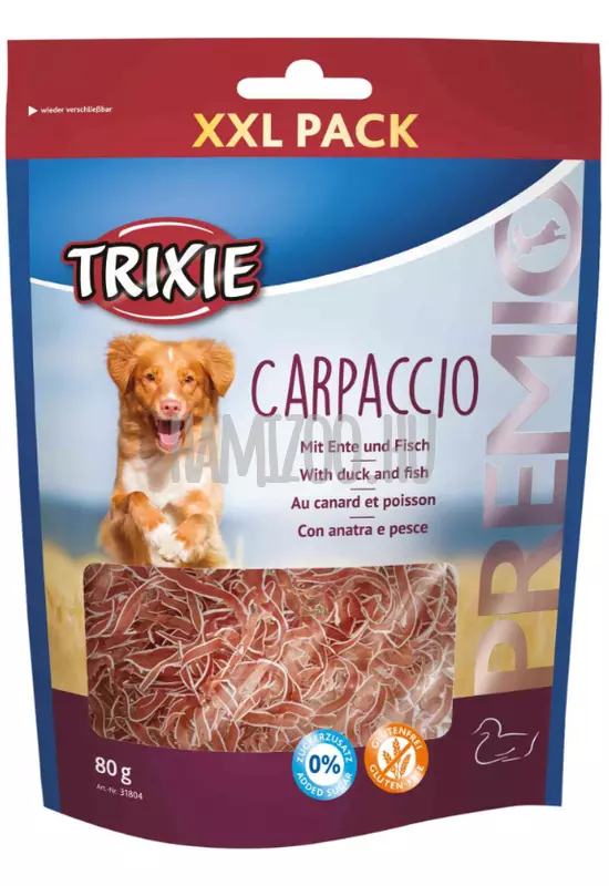 Trixie Jutalomfalat Premio Carpaccio Kacsa és Hal 80g