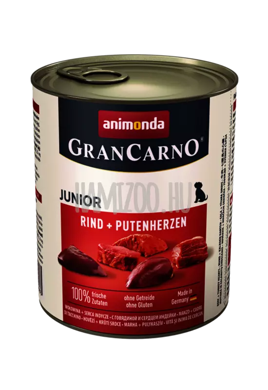 Animonda Grancarno Junior Marha - Pulykaszív 800g