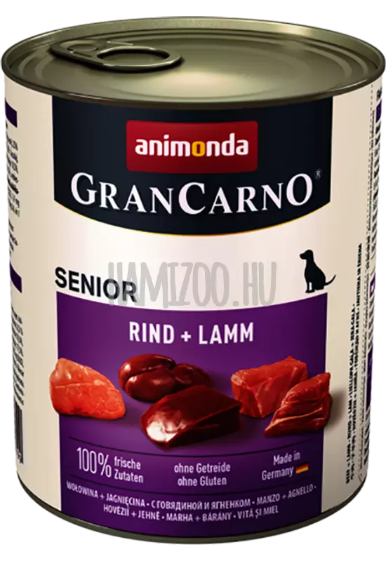 Animonda Grancarno Senior Borjú - Bárány 800g