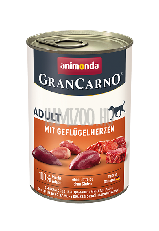 Animonda Grancarno Adult 400g Szárnyas-Szív