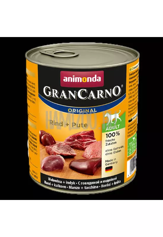 Animonda Grancarno Adult Marha - Pulyka 800g