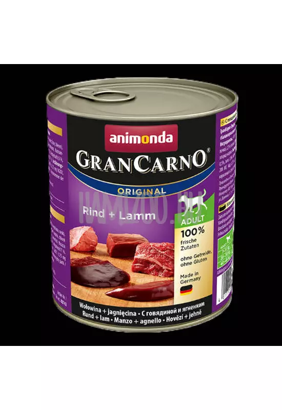 Animonda Grancarno Adult Marha - Bárány 800g