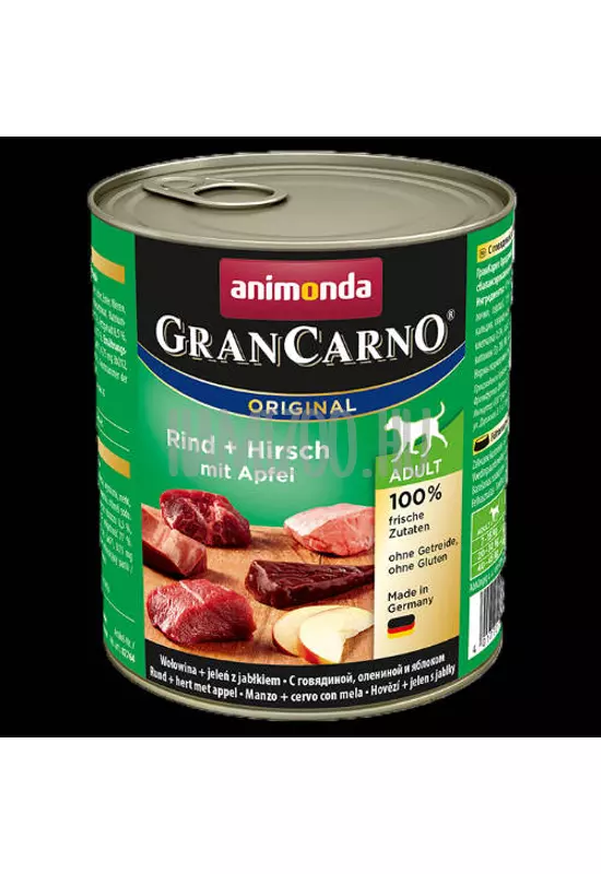 Animonda Grancarno Adult Marha - Szarvas - Alma 800g