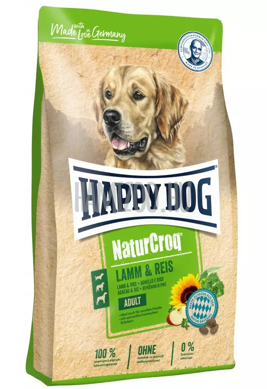 Happy Dog Natur - Croq Lamm/Reis - Bárány &amp; Rizs - 1kg