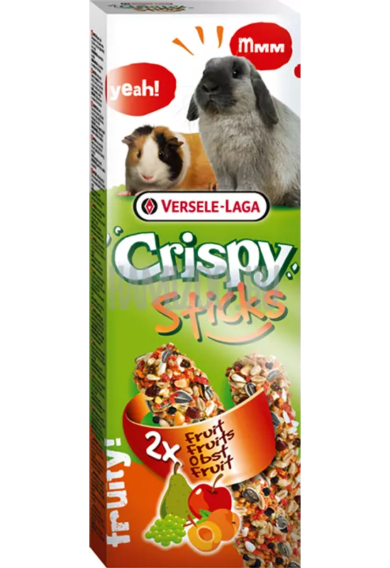 Crispy Sticks Rabbits-Guinea Pigs Fruit - Duplarúd Tengerimalac, Nyúl Gyümölcsös