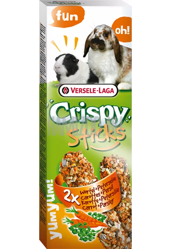 Crispy Sticks Rabbits-Guinea Pigs Carr - Duplarúd Tengerimalac, Nyúl Répa, Petrezselyem