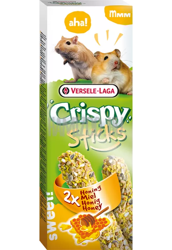 Crispy Sticks Hamsters-Gerbils Honey - Duplarúd Hörcsög és Fútóegér Mézes