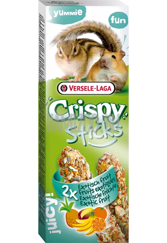 Crispy Sticks Hamsters-Squirrels Exotic Fruit - Duplarúd Mókus, Hörcsög Gyümölcsös